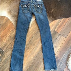 True Religion High Rise Straight Jeans